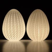 Pair of Egg Lamps Attributed to Vetri Murano - Sold for $2,210 on 05-25-2019 (Lot 118).jpg